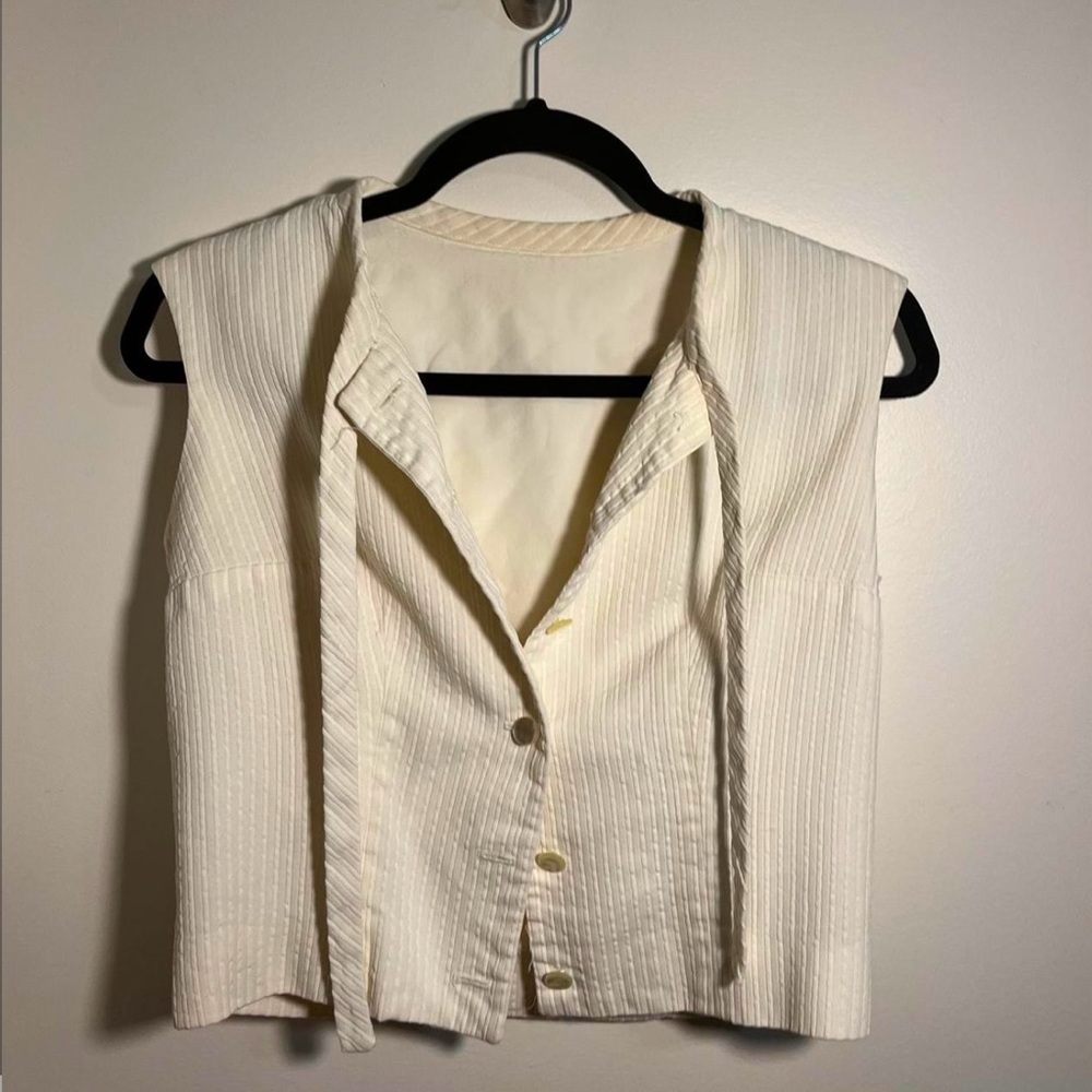 Vintage striped vest